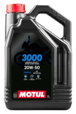 Aceite de motor Motul Mineral 20W50 4T 3000 4L Venta Final