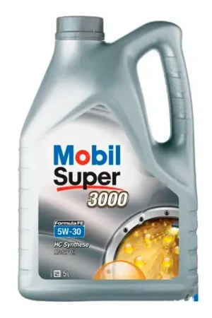 Aceite de motor Mobil 05W30 Super 3000 FE 5L Más Vendido