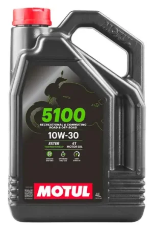 Últimas Unidades Aceite de motor Motul Sintetico 10W30 5100 4T 4L