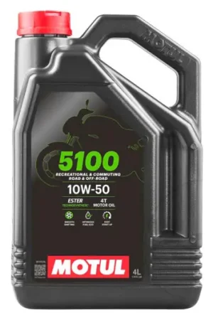 Envío Inmediato Aceite de motor Motul Sintetico 10W50 5100 4T 4L