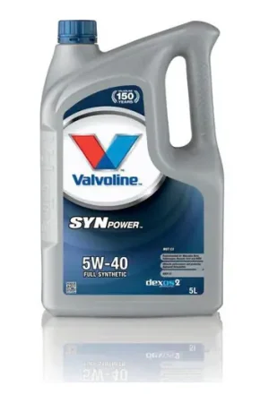 Aceite de motor Valvoline 5W40 MST C3 Synpower 5L Envío Inmediato