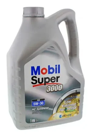 Aceite de motor Mobil 05W30 Super 3000 XE 5L Máxima Calidad