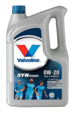 Aceite de motor Valvoline 0W20 FE Synpower 5L Popular