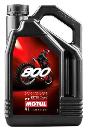 Premium Aceite de mezcla motor Motul Sintetico 2T 800 Factory Line Off Road 4L