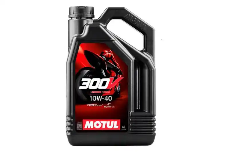 Aceite de motor Motul Sintetico 10W40 300V 4T Factory Line Road Racing 4L Nueva Colección