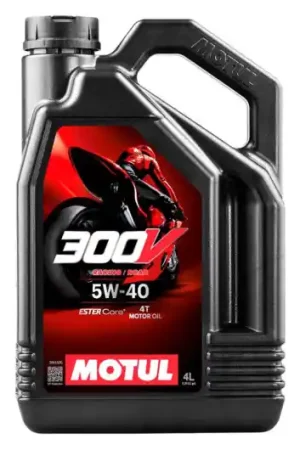 Aceite de motor Motul Sintetico 5W40 300V 4T Factory Line Road Racing 4L Original