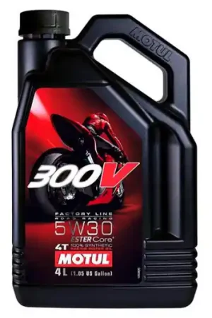 Descuento Aceite de motor Motul Sintetico 5W30 300V 4T Factory Line Road Racing 4L