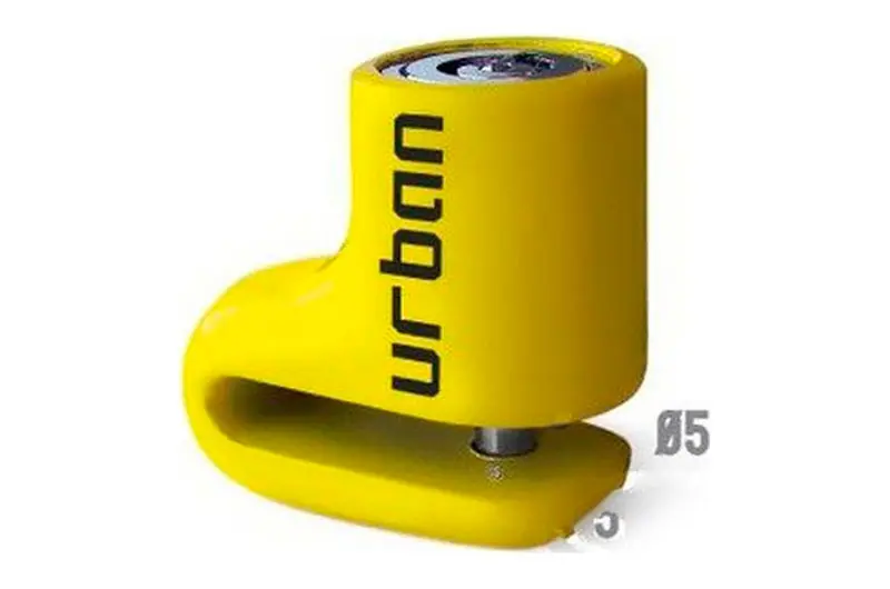 Candado antirrobo de disco Urban 5mm Amarillo Venta Final