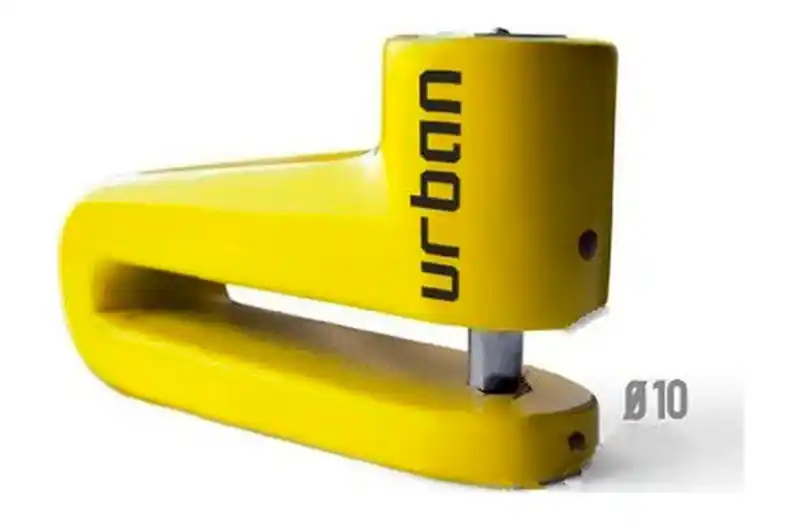 Candado antirrobo de disco Urban 10mm Amarillo Oferta Especial