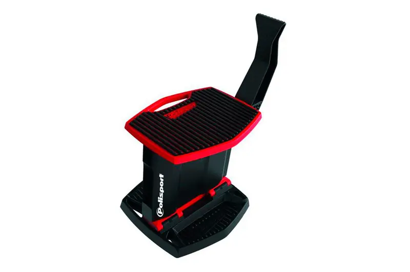 Caballete motocross Polisport elevador Plegable Rojo / Negro Popular