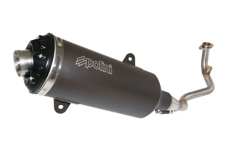 Marca Reconocida Tubo de escape Polini Black | Piaggio Medley 125 / 150i 4T