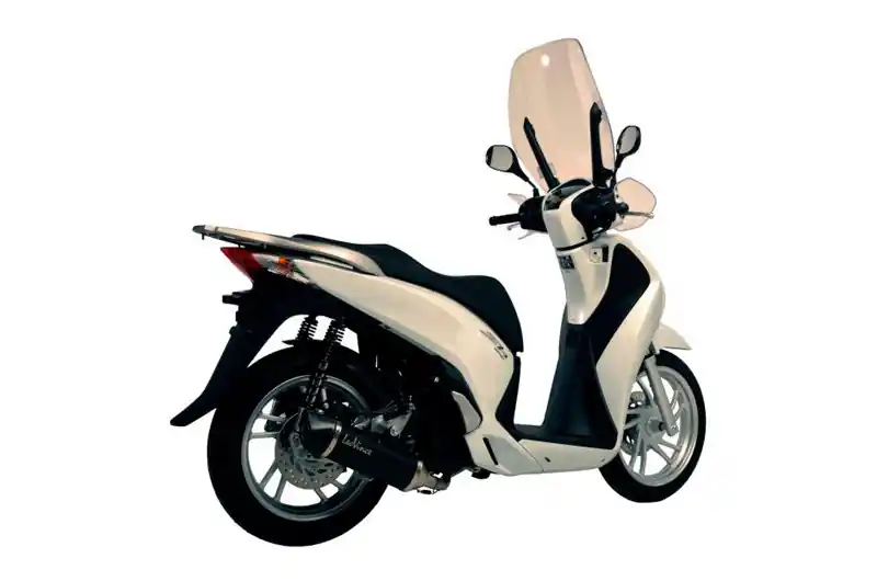 Precio Bajo Linea de escape completa Leovince Nero Inox / Negro / Carbono | Honda SH 125 i / SH 125 ANC i ...