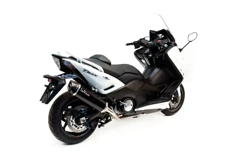 Solo Por Tiempo Limitado Linea de escape completa Leovince Nero Inox / Negro / Carbono Homologado | Yamaha 530 T-Max 2012-2016