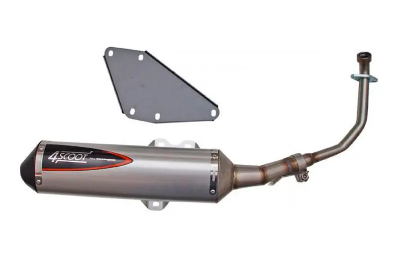 Envío Inmediato Tubo de escape Tecnigas 4Scoot | Suzuki UH 125 / Yamaha YP 250 DX ...