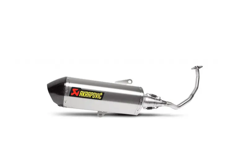 Linea de escape completa Akrapovic Racing Line Inox | Honda Forza 2015-2016 Súper Precio