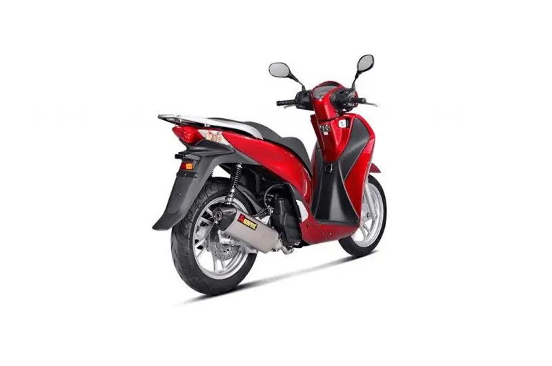 Linea de escape completa Akrapovic Racing Line Inox | Honda SH 125i 2013-2016 Oferta Flash