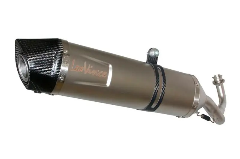 Precio De Oferta Silenciador de escape Leovince LV One Evo Inox / Carbono | Piaggio MP3 500 2011-2016