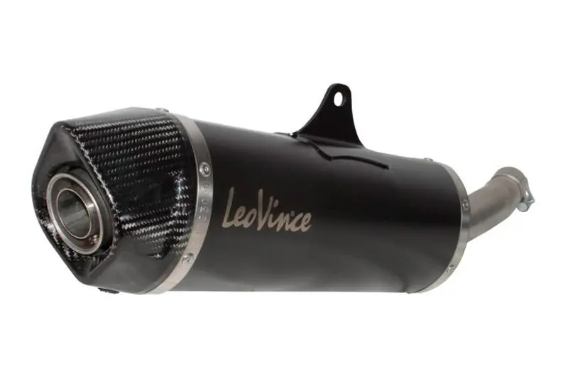 Pedido Al Por Mayor Silenciador de escape Leovince Nero Inox Negro / Carbono Homologado | Yamaha YP 400 R 2013-2015 / YP 400 RA 2014-2016