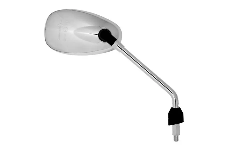 Retrovisor derecho V-Parts Oval Cromado | Piaggio Beverly 125 i.e. / Beverly 300 ... Precio Bajo