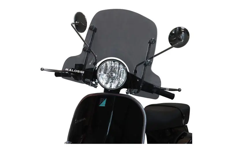 Cúpula / Parabrisa Malossi Ahumado | Vespa PX 80 / 125 / 150 / 200 Moderno
