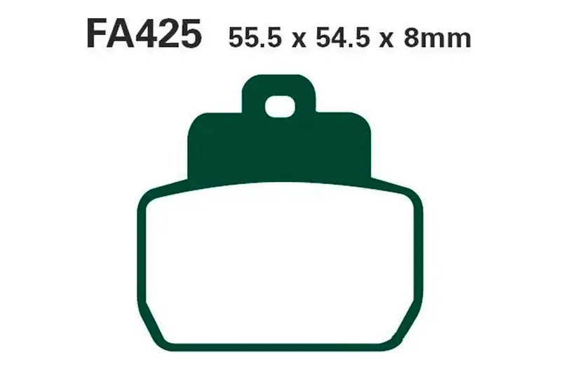 Rebajas Pastillas de freno trasero EBC Standar Scooter (SFA425) | Piaggio