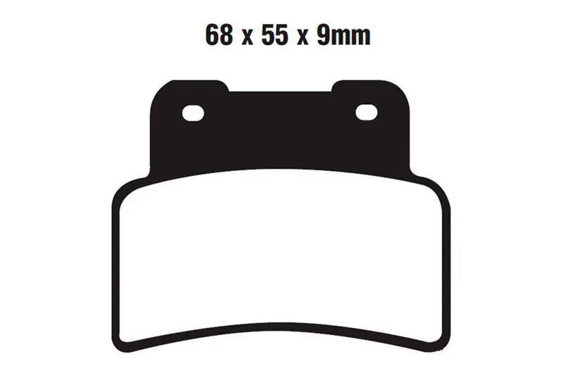 Stock Limitado Pastillas de freno delantero EBC Standar Scooter (SFA432) | Kymco