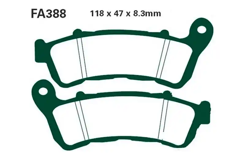 Pastillas de freno delantero EBC Standar Scooter (SFA388) | Honda / Suzuki Mejor Precio