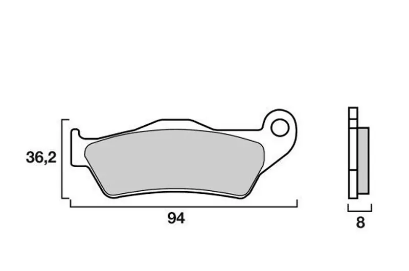 Pastillas de freno Brembo Sinterizada (07001XS) | Yamaha / Suzuki / Aprilia / MBK / Piaggio ... Hecho A Mano