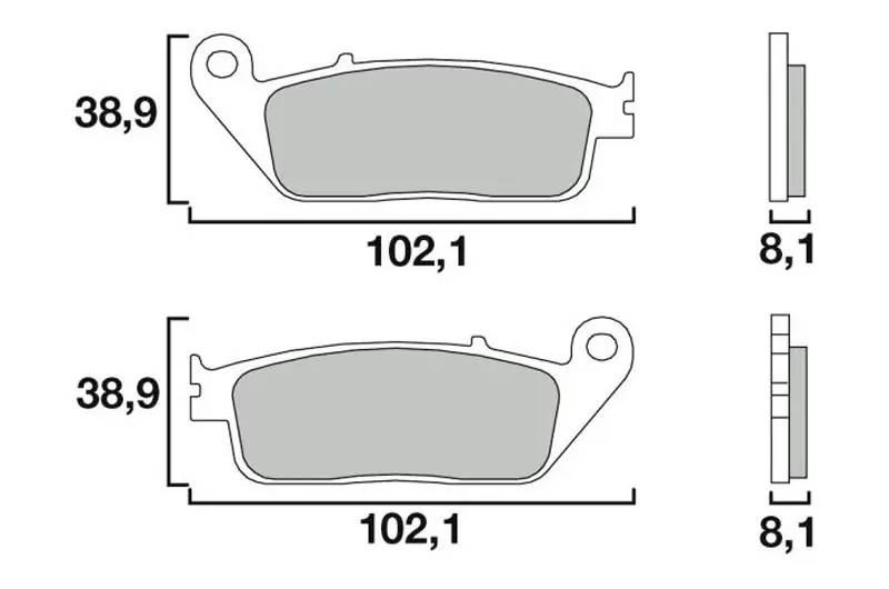 Pastillas de freno Brembo Sinterizada (07074XS) | Yamaha / Honda / Suzuki / Kawasaki / BMW ... Pedido Al Por Mayor