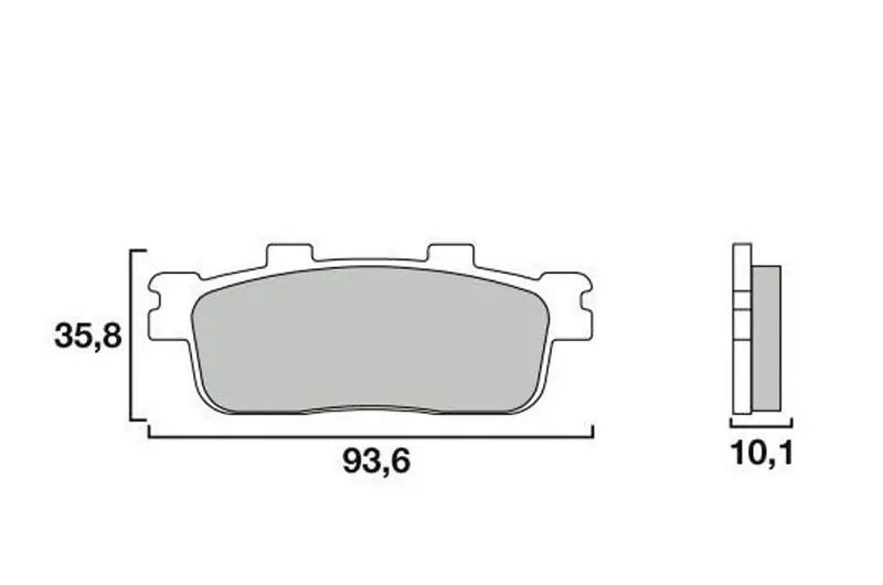 Pastillas de freno Brembo Sinterizada (07040XS) | SYM Solo Por Tiempo Limitado