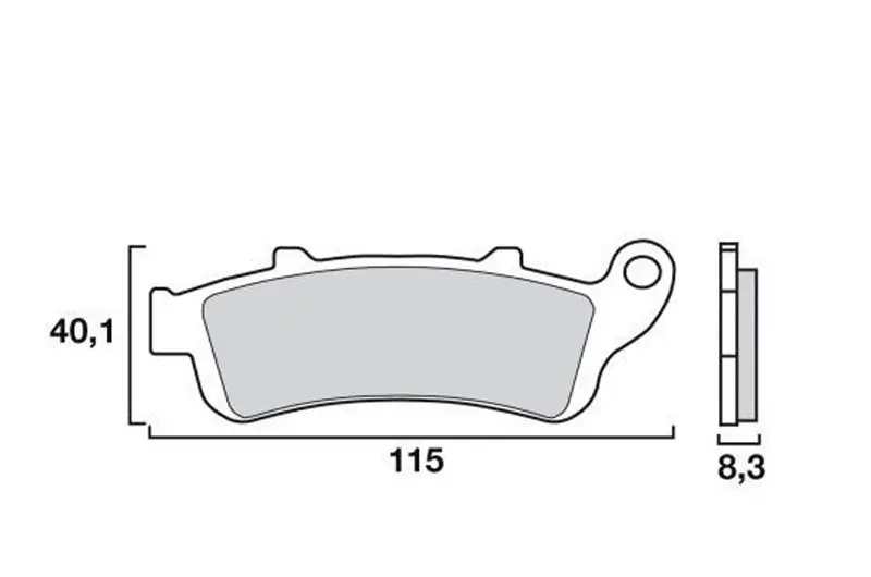 Stock Limitado Pastillas de freno Brembo Sinterizada (07072XS) | Honda
