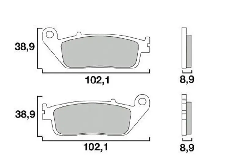 Pago Seguro Pastillas de freno Brembo Sinterizada (07075XS) | Honda