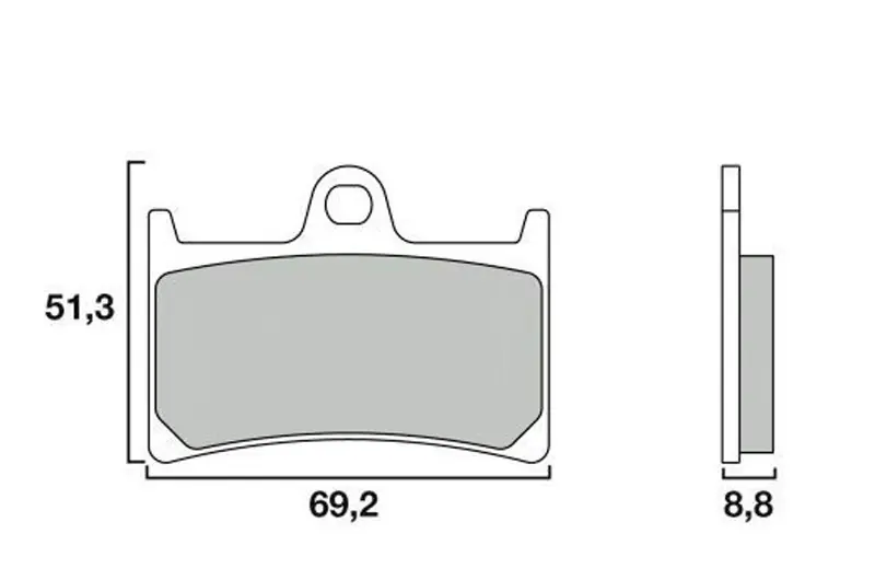 Envío Internacional Pastillas de freno Brembo Sinterizada (07077XS) | Yamaha