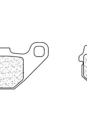 Envío Inmediato Pastillas de freno Carbone Lorraine (3022MSC) | Rieju / Peugeot / Sherco / Fantic / Italjet ...