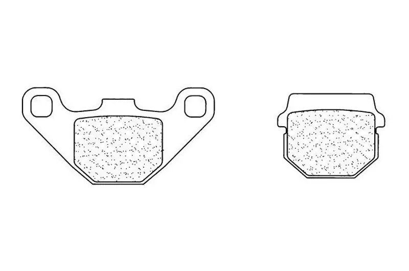 Envío Inmediato Pastillas de freno Carbone Lorraine (3022MSC) | Rieju / Peugeot / Sherco / Fantic / Italjet ...