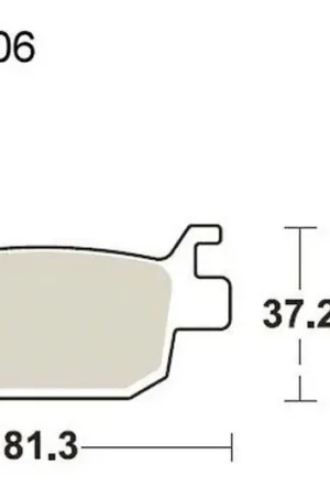 Últimas Unidades Pastillas de freno delantero / trasero TRW Sintered Scooter (MCB806SRM) | Honda / Peugeot