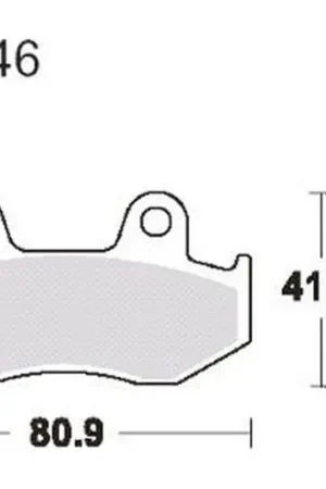 Pastillas de freno trasero TRW Sintered Scooter (MCB746SRM) | Suzuki Bestseller