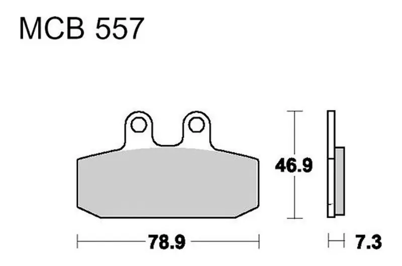 Nuevo Modelo Pastillas de freno delantero TRW Sintered Scooter (MCB557SRM) | Honda / Aprilia / Derbi / Malaguti / Moto Guzzi ...