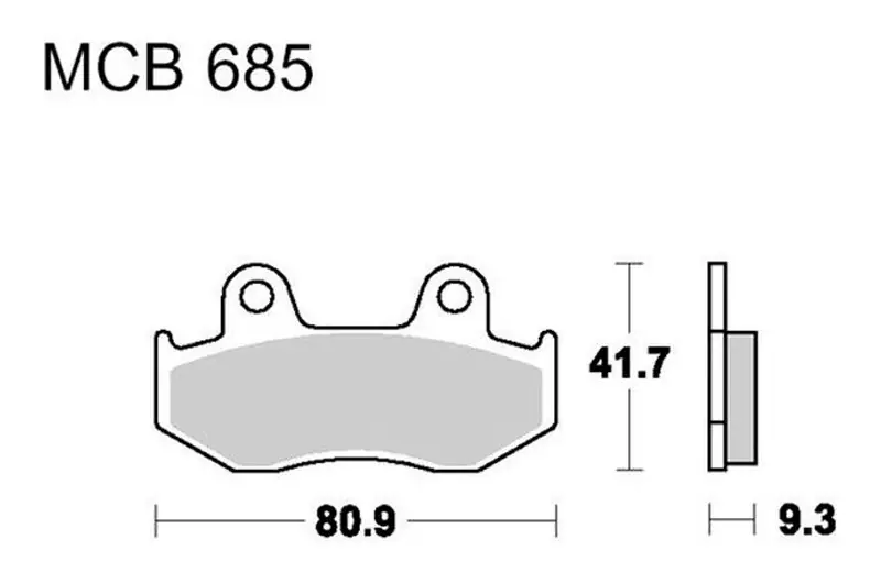 Oferta Especial Pastillas de freno delantero TRW Sintered Scooter (MCB685SRM) | Honda