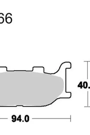 Original Pastillas de freno delantero / trasero TRW Sintered Scooter (MCB666SRM) | Yamaha / Italjet