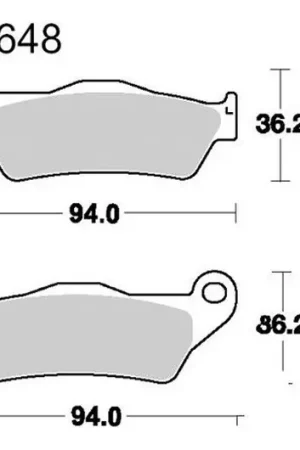 Oferta Pastillas de freno delantero / trasero TRW Sintered Scooter (MCB648SRM) | Yamaha / Suzuki / Harley Davidson / KTM / Kawasaki ...
