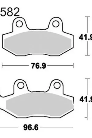 Devolución Gratuita Pastillas de freno delantero TRW Sintered Scooter (MCB582SRM) | Yamaha / Suzuki / Kawasaki / Husqvarna / Triumph ...