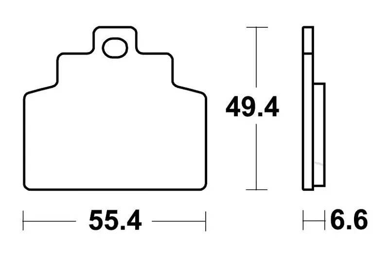 Alta Calidad Pastillas de freno delantero TRW Sintered Scooter (MCB886SRM) | Piaggio