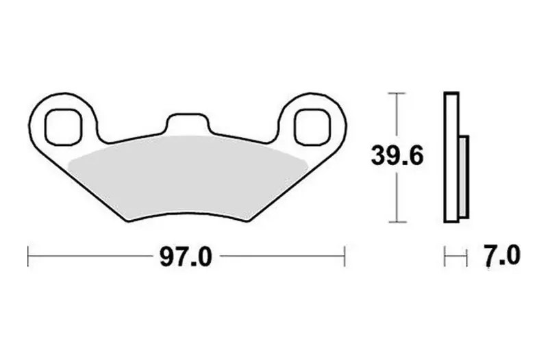 Precio Bajo Pastillas de freno delantero / trasero TRW Sintered Scooter (MCB874SRM) | Peugeot