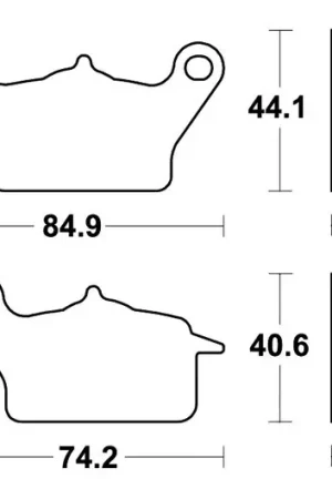 Descuento Pastillas de freno delantero derecho TRW Standar (MCB882) | Yamaha / Suzuki