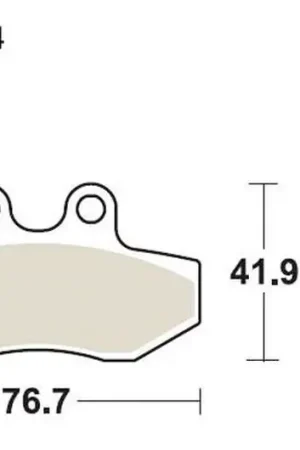 Garantía De Devolución De Dinero Pastillas de freno delantero TRW Standar (MCB774) | Yamaha / MBK