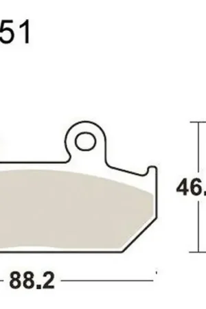 Pastillas de freno trasero TRW Standar (MCB751) | Suzuki Garantía Incluida