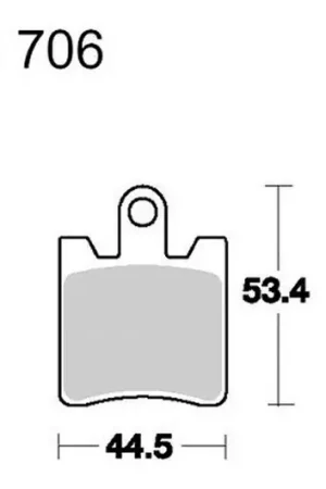 Pastillas de freno delantero TRW Sintered Scooter (MCB706SRM) | Suzuki Pago Seguro