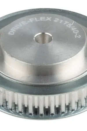 Certificado Polea síncrona Aluminio 40 dientes , 5mm espaciado , 8mm calibre , para adaptar la anchura de la correa 10mm