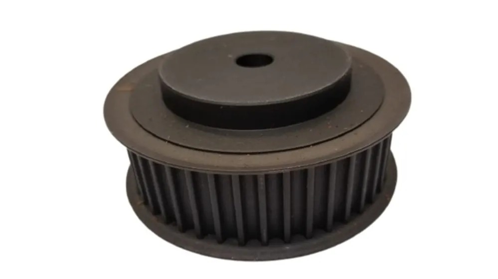 Polea síncrona Acero 28 dientes , 14mm espaciado , 60mm calibre , para adaptar la anchura de la correa 55mm Mejor Precio